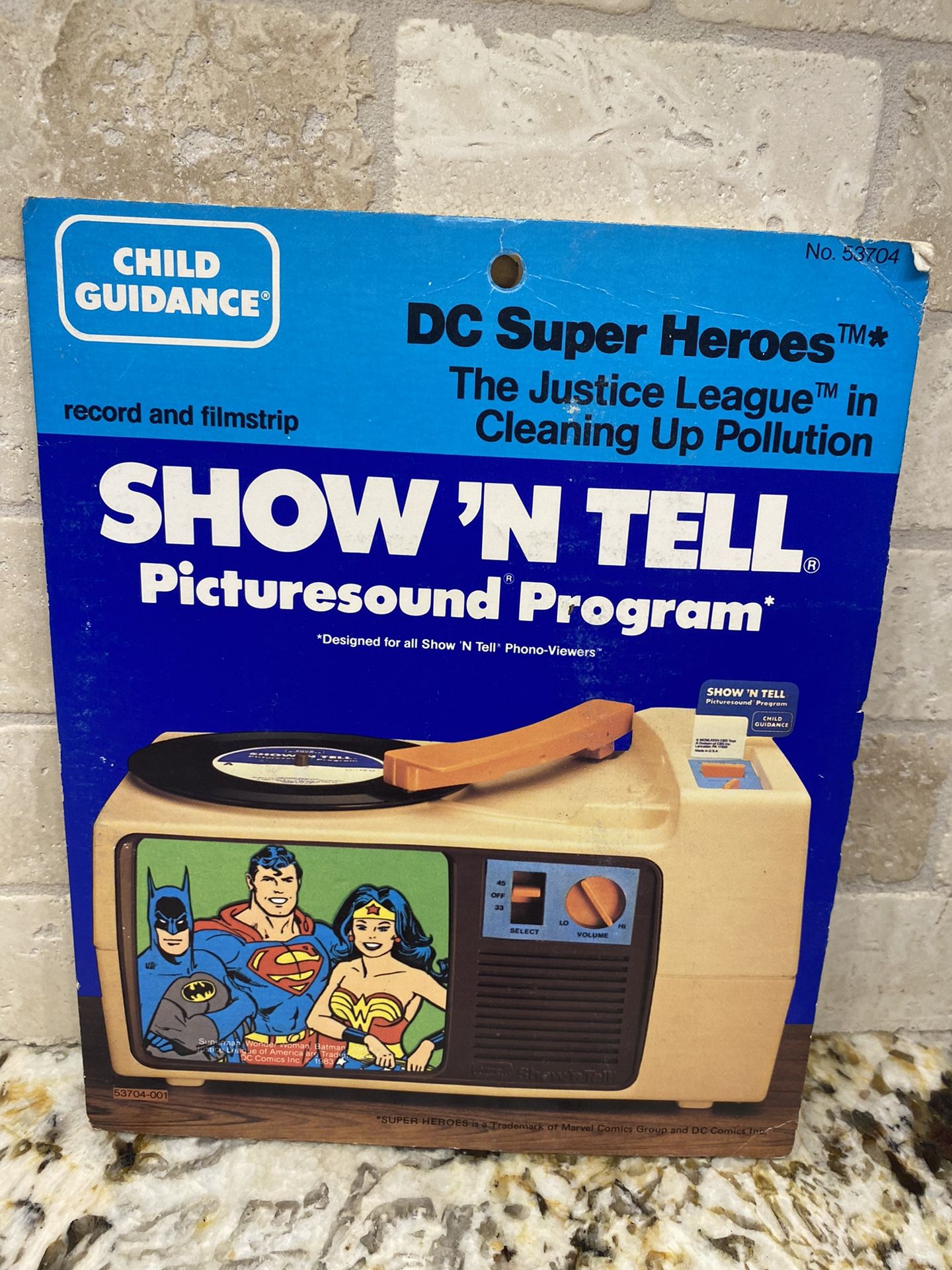 Show’N Tell Picturesound Program DC Super Heroes