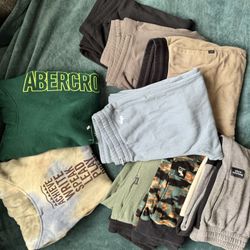 Abercrombie Kısa boys Lot Of 9 Size 13/14