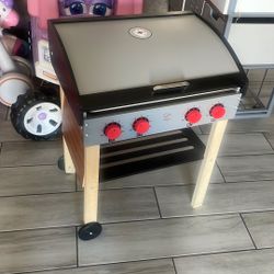 Kids Wooden Play Grill 