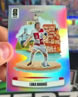 2026 Panini Prizm World Cup Luka Modric #5 National Landmarks SSP Croatia