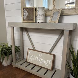 Entry Way Table Farmhouse Console
