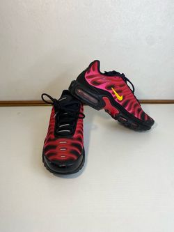 Nike Air Max Plus GS x Supreme Red Black Pink Sneakers 8Y DA1472-600 EU41