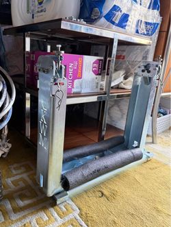 KWM Gutterman Gutter Spool & Turnstile Upright Assembly