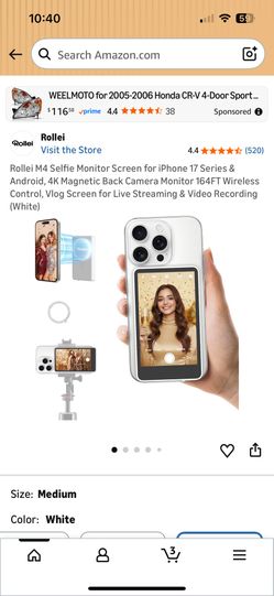 Magnetic Phone Viog Selfie Screen Ph02 Max-BMW