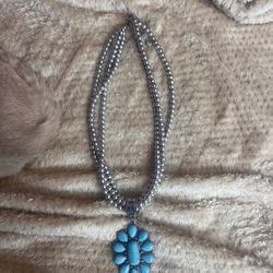 Turquoise Stone Necklace 