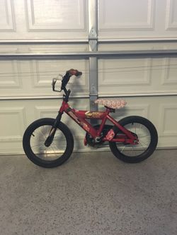 16” Lightening McQueen bike
