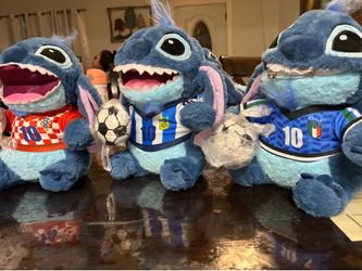 Stitch soccer plush