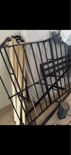 Queen metal bed frame full set
