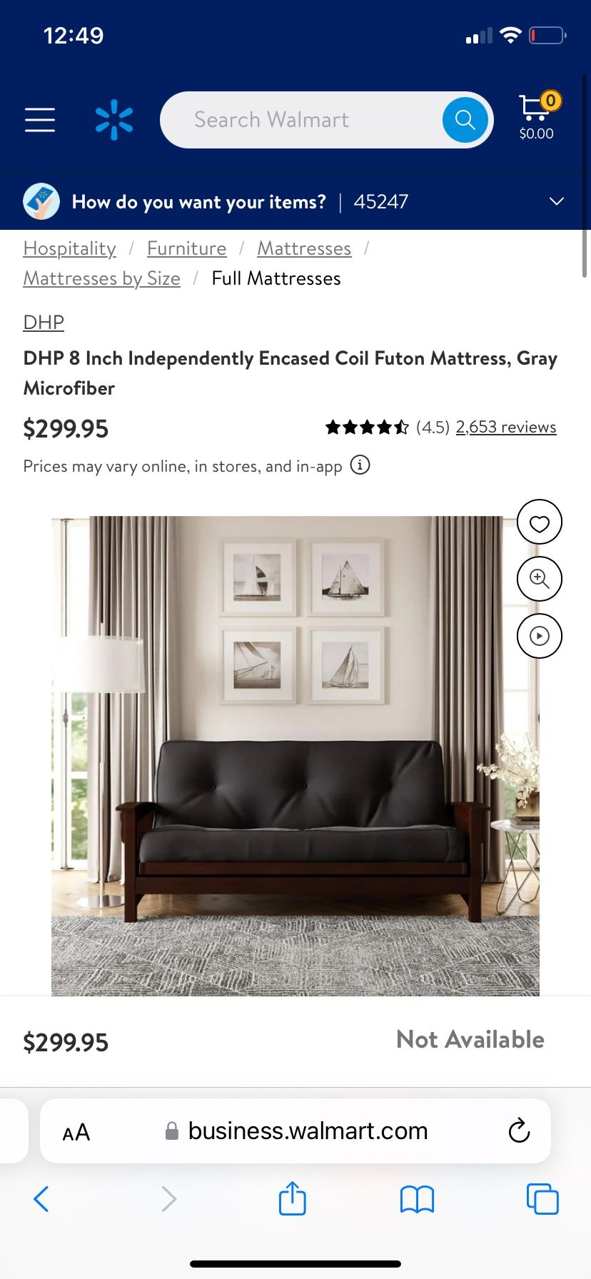Futon mattress