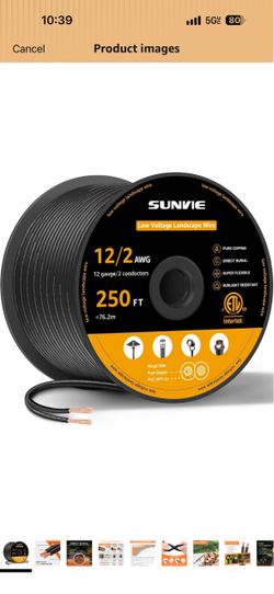 Low Voltage Landscape Wire