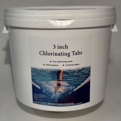 25lbs Bucket Of 3” Chlorine Tablets