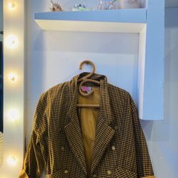 Vintage plaid jacket 