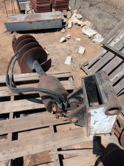 Backhoe Auger Wayne Roy