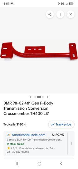 F body Th400 cross member and strut bar
