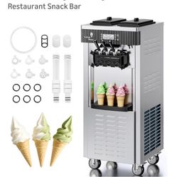 Commercial Grade Soft Serve Ice Cream Machine