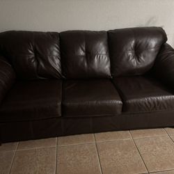 Leather Couch And Loveseat