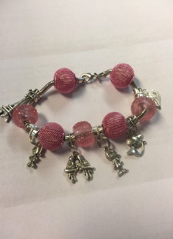 Beautiful new bracelet with charms.