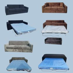 Brand NEW Sofas  Couch Loveseat WITH SLEEPER, BED 