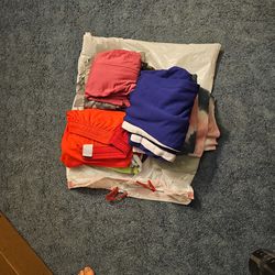 Bag Of Clothes...shorts Sweatshirts Leggings. Sz L& XL