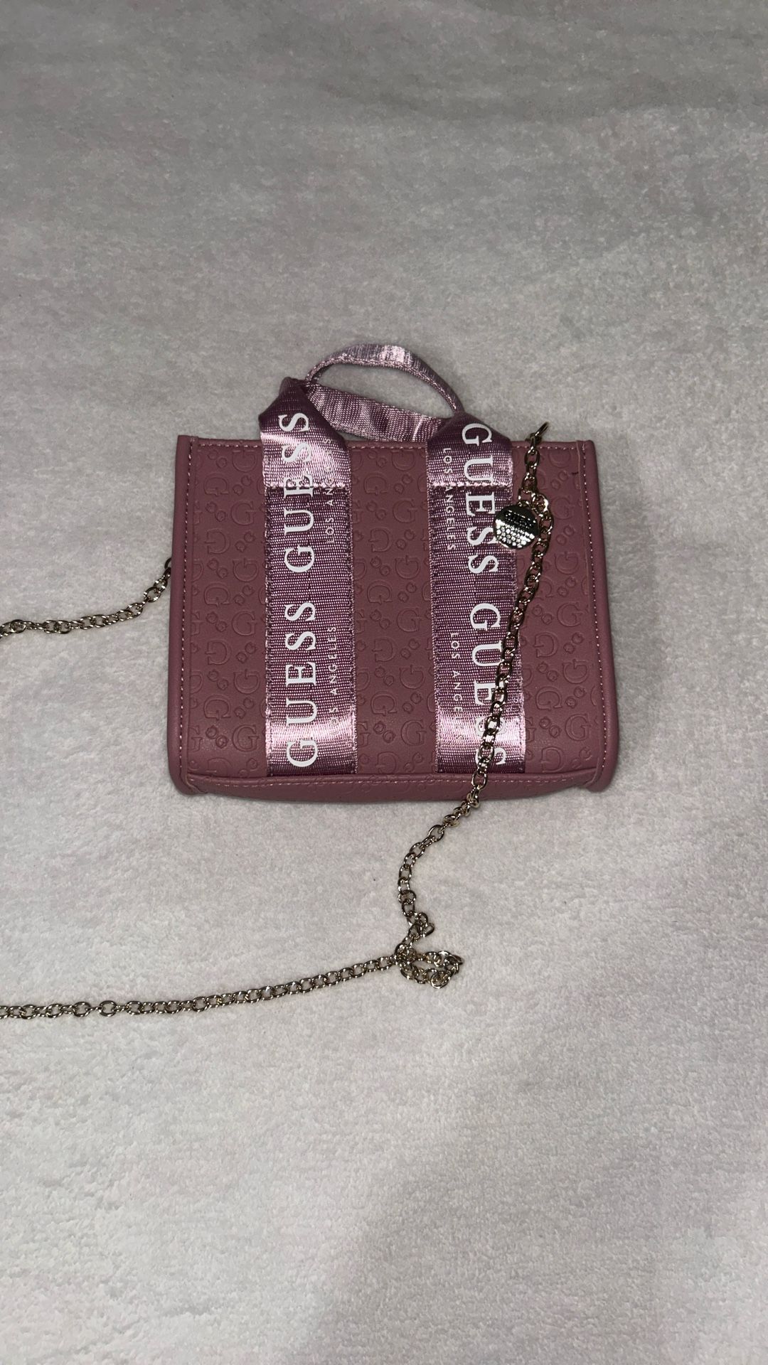 Guess Los Angeles Mini Tote – Dusty Pink – Never Used