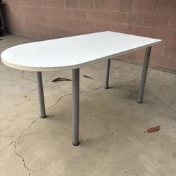 IKEA Desk/Conference Table, Legs easily screw On/Off for easy transportation. 55” L x 27.5” W x28.75” H