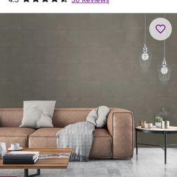 2 Boxes: Matte Porcelain Floor And Wall Tile- Slate 