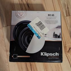 Klipsch RIC-65 In-Ceiling Speaker NEW IN BOX
