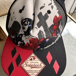 NEW DC Comics Harley Quinn Batman BioWorld Snapback Baseball Hat Cap NWT