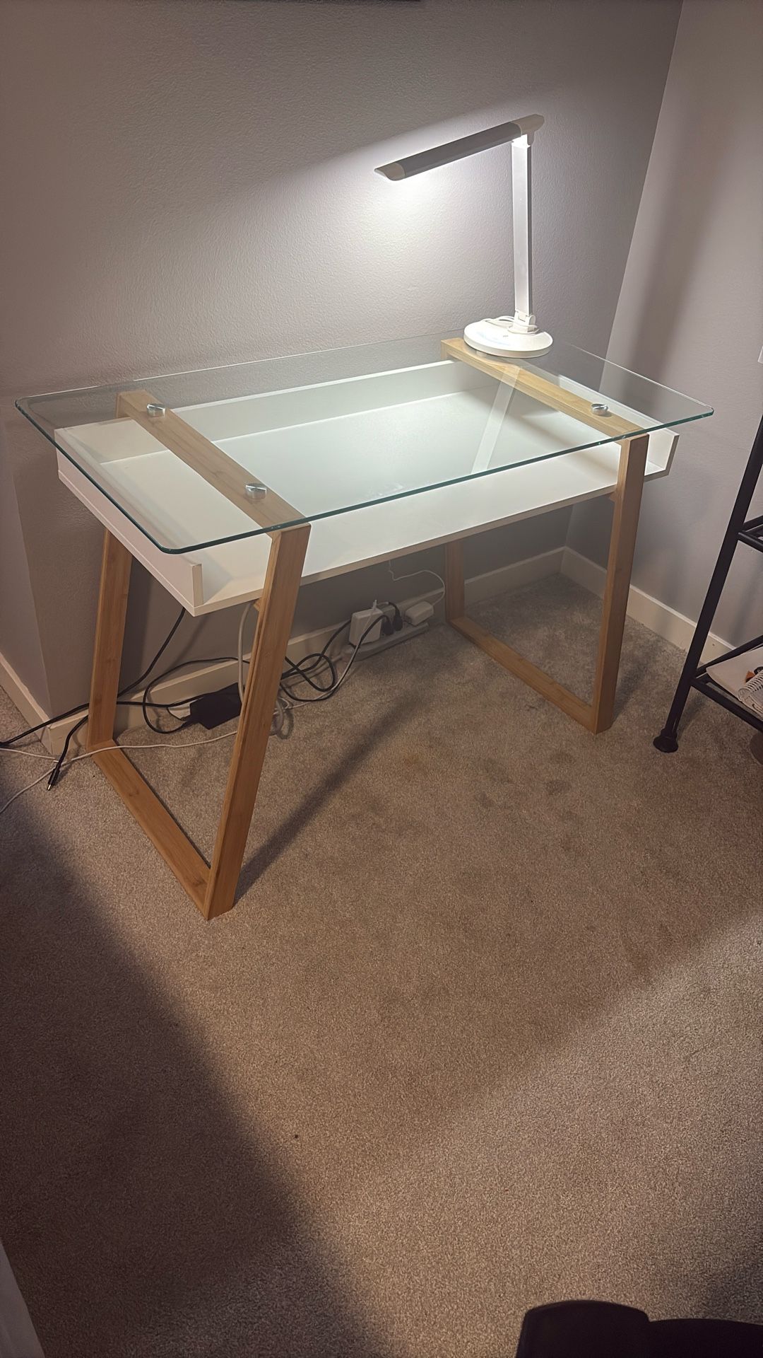 Glass Top Desk