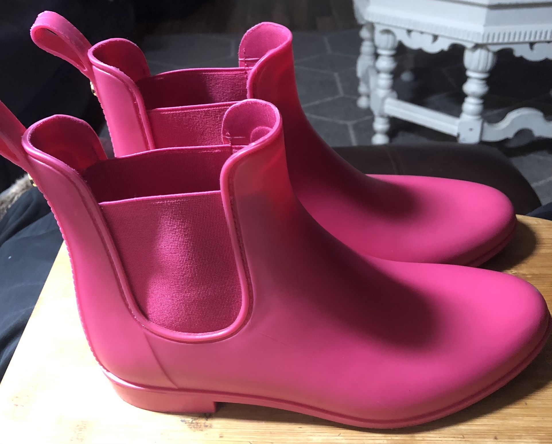 Sam Edelman Womens Waterproof Pink, Rubber Rain Boots Size 9 