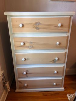 Handmade wooden dresser