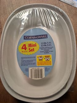 CorningWare 4-Piece Mini Oval Dish Set