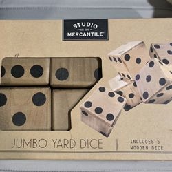 Jumbo Wood Dice 