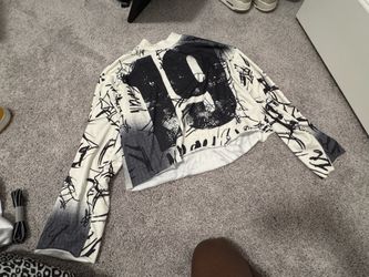 Men Crop Long Sleeve Tee