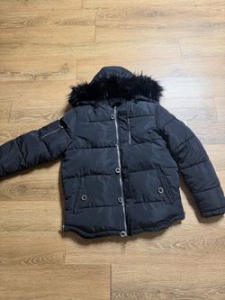 Mens Jacket with fur size medium