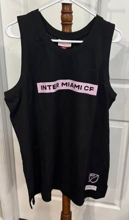 NEW w TAGS Men's Inter Miami CF Mitchell & Ness Block Jersey Hook Tank Top size XL just $20