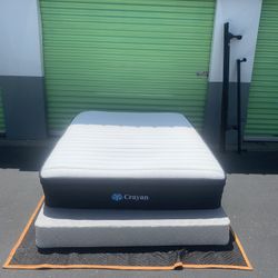 Queen Size Bed and Metal Frame