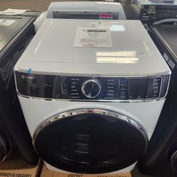 Profile 7.8 cu. ft. vented Gas Drver in White with Steam and Sanitize Cycle, ENERGY STAR