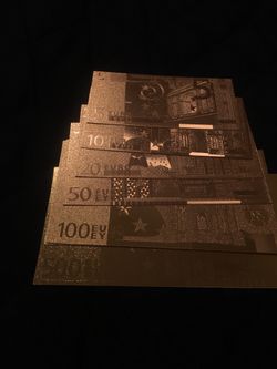 A set of Gold plated Bills new very nice set