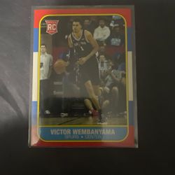 Victor Wembanyama Rookie Red Whit And Blue