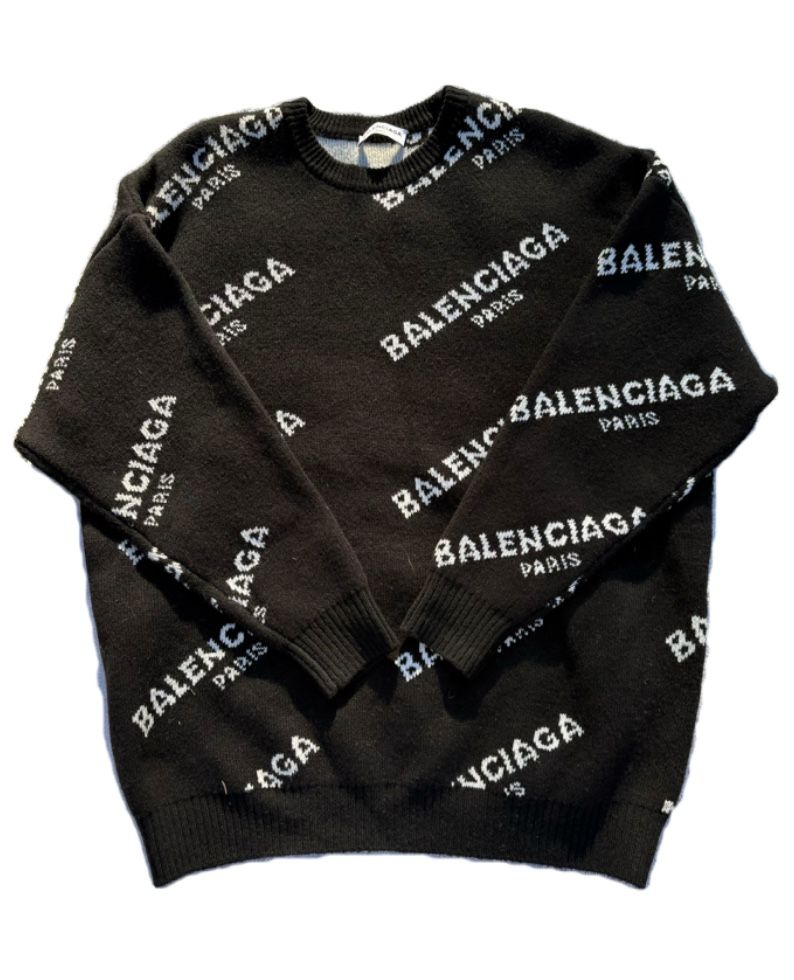 Balenciaga sweatshirt Wool jumper knitted Size 34