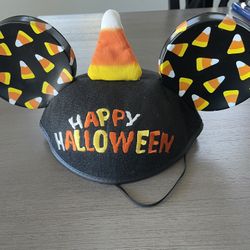 Disney Happy Halloween Collectible Candy Corn Theme Mickey Ears Hat 