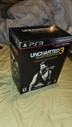 Playstation 3 ps3 uncharted 3 collectors edition RARE