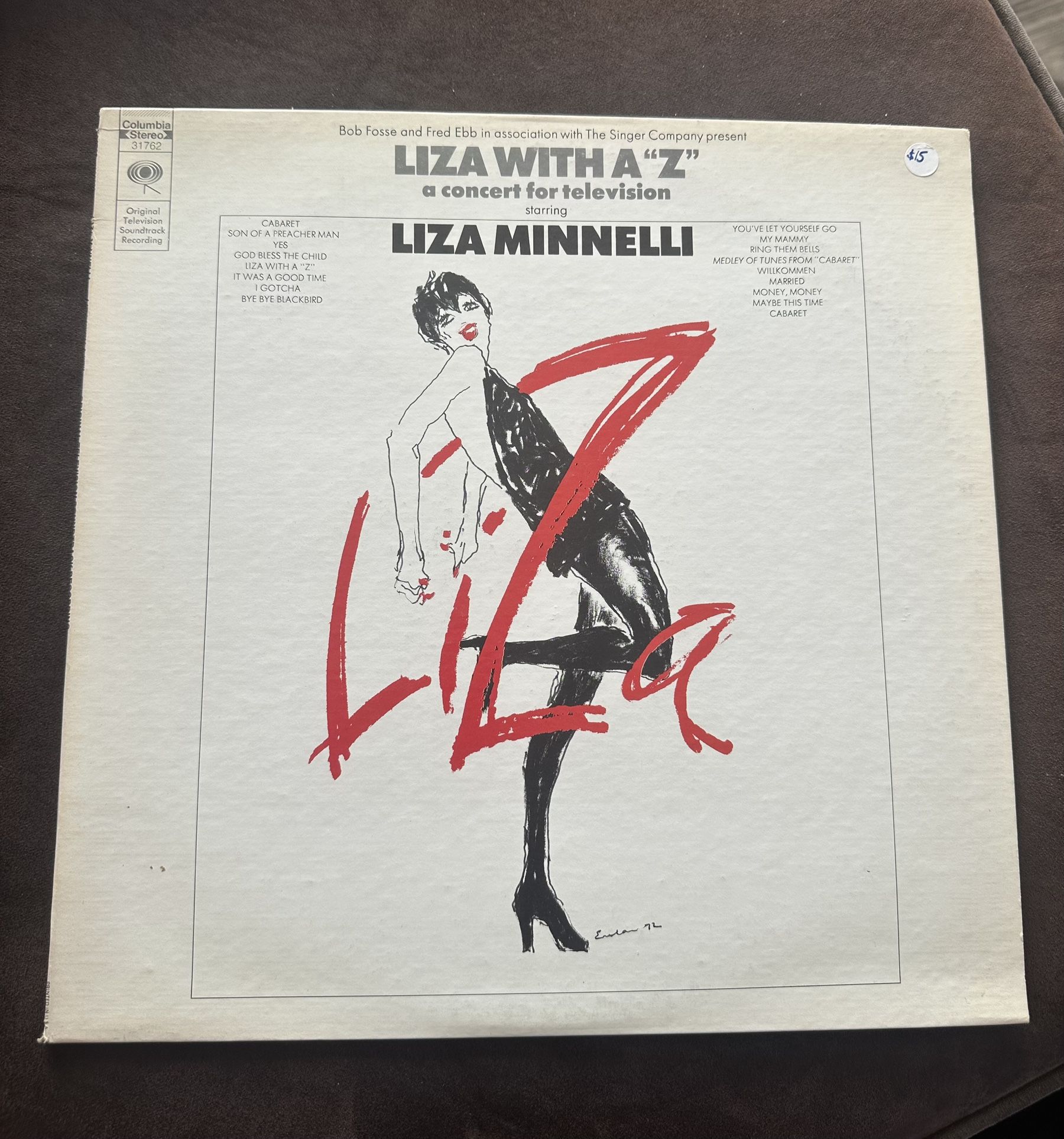Liza With A “Z” Liza Minnelli Vinyl Record