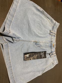 Light Wash Denim Jean Shorts
