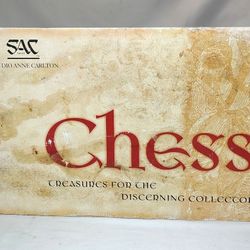 Greek Gods of Mythology Studio Ann Carlton (SAC) Chess Piece Set w/ Box