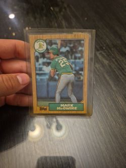 Oakland A's Mark McGwire Baseball Card