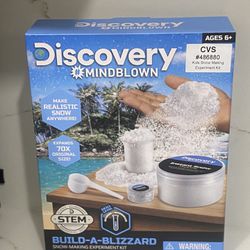 Discovery MindBlown Build a Blizzard  Kids Snowmaking Experiment Kit NEW 