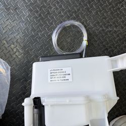 Combination Coolant Overflow Reservoir Tank w/Caps and Hose Compatible with 01-05 Ford Explorer Sport Trac / 01-05 Ranger 2.5L 3.0L 4.0L