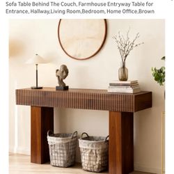 56” Console Table , Vanity Desk 